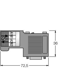 SUB-D接插件 6ES7972-0BA52-0XA0-IP20FC图片