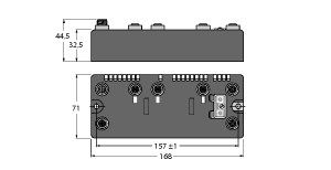 BL compact 多协议主站用于工业以太网 BLCEN-3M12LT-1RS232-2RFID-S图片