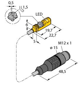 磁感应传感器 BIM-UNTK-AP7X-0.3-RS4图片