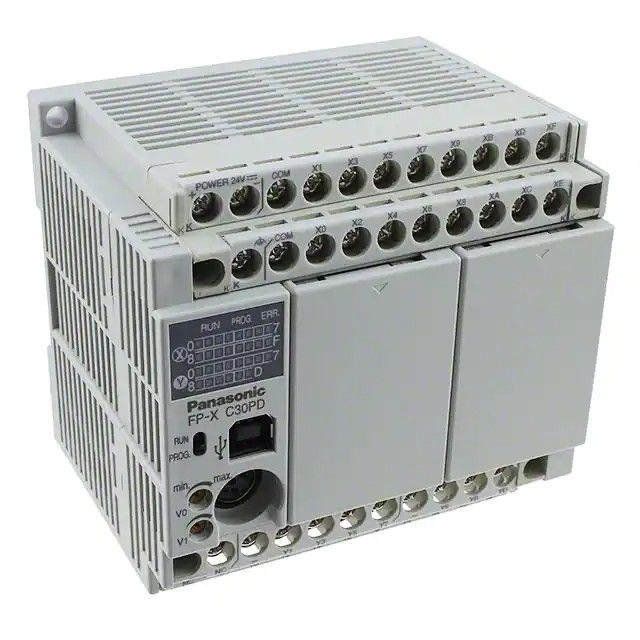 Programmable Logic Controller (PLC) Chassis Mount, DIN Rail 24VDC AFPX-C30PD图片