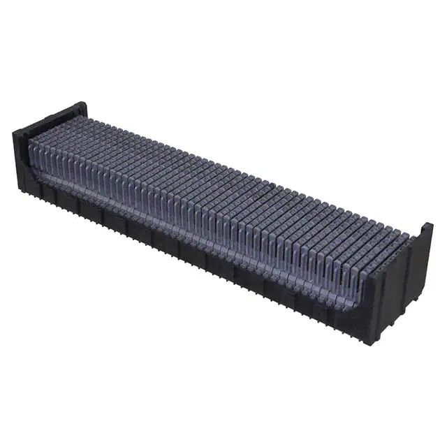 400 连接器插座，母型插口通孔黑色 VHDM 0751171018图片