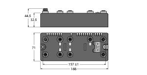 BL compact 多协议主站用于工业以太网 BLCEN-5M12LT-1CNT-ENC-8DI-PD图片