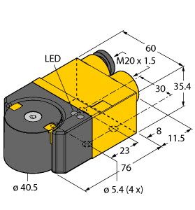 电感式旋转角度传感器 RI360P1-DSU35TC-ELI-EXI图片