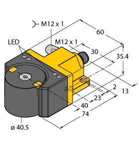 电感式旋转角度传感器 RI360P1-DSU35-CNX4-2H1650图片
