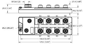 I/O集线器用于连接数字信号到IO-Link主站 TBIL-LL-16DXP-AUX图片