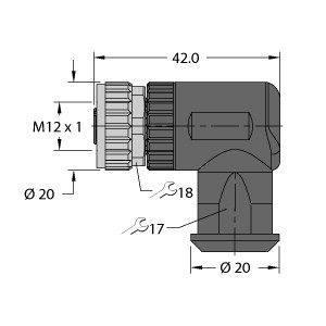 用于传感器和执行器的附件 FW-EWKPM0416-SA-S-0408图片