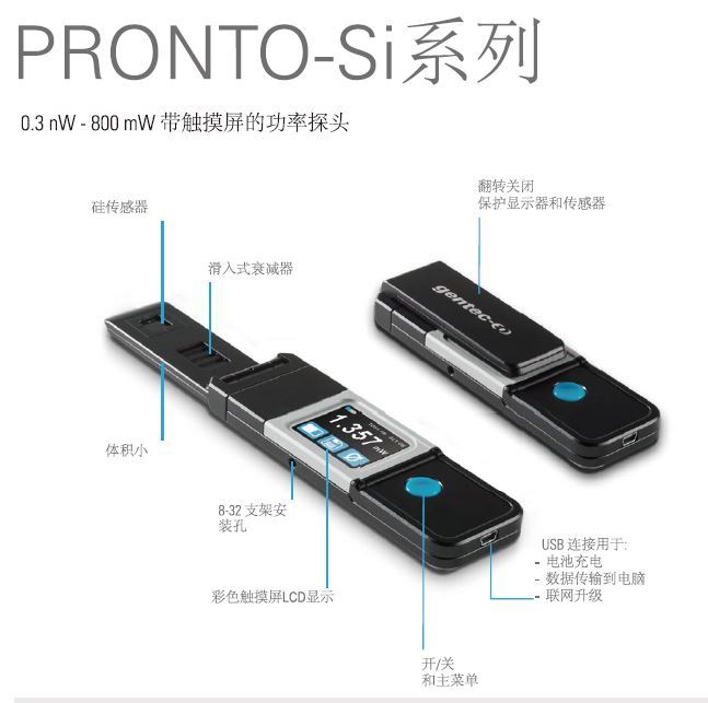 Gentec-EO光电探测器PRONTO-Si图片