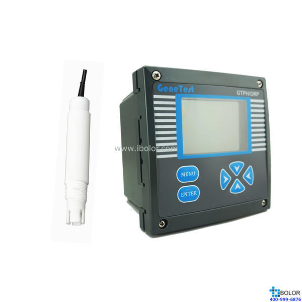 GTPH-500D 在线pH计 pH：-2～16.00pH 四氟耐高温pH温补，图片