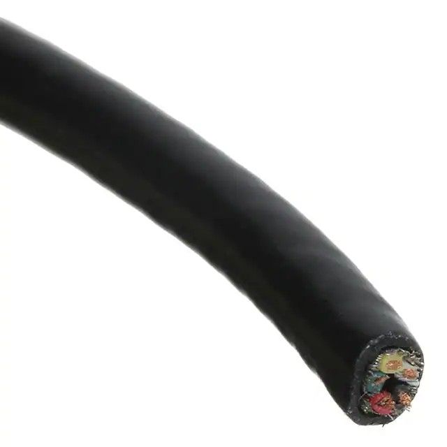5 芯多芯线缆黑色 30 AWG 编织线 100.0'(30.5m) 2710/5图片
