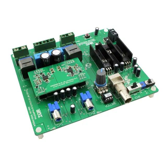 IR4321 series 2 通道(立体声) Output D 类评估板-音频放大器 IRAUDAMP21图片