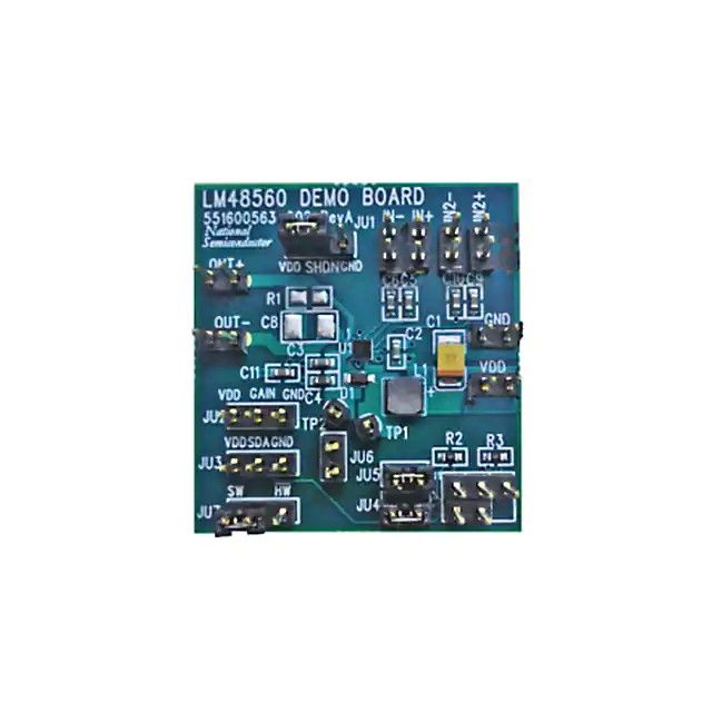 LM48560 Boomer® 1-通道(单声道) Output H 类评估板-音频放大器 LM48560TLEVAL图片