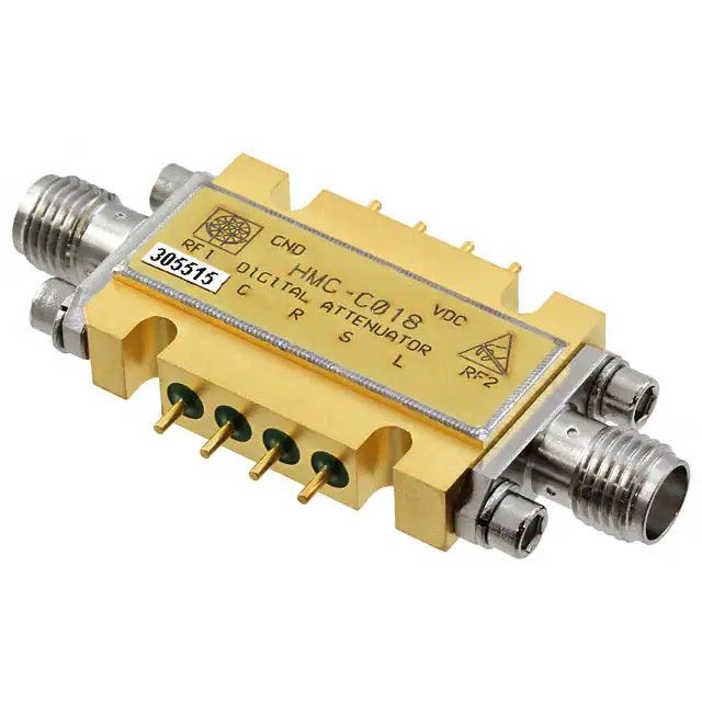 RF 衰减器 0.5dB ~ 31.5dB 0Hz ~ 13GHz 50 Ohms SMA 单排模块 HMC-C018图片