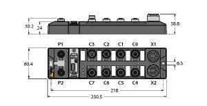 IP67 中的紧凑型 PLC TBEN-L5-PLC-10图片