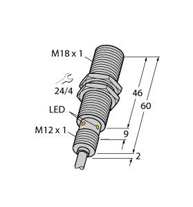 电感式传感器 BI8U-EM18MWD-VN6X 7M图片
