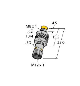 电感式传感器 NI5-M08KK-AN6X-H1341图片