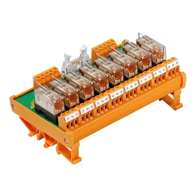 通用继电器 SPDT(1 Form C) 24VAC/DC 线圈 DIN 轨道 1173561001图片