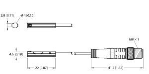 磁感应传感器 BIM-UNC-AP6X-0.3-PSG3M图片