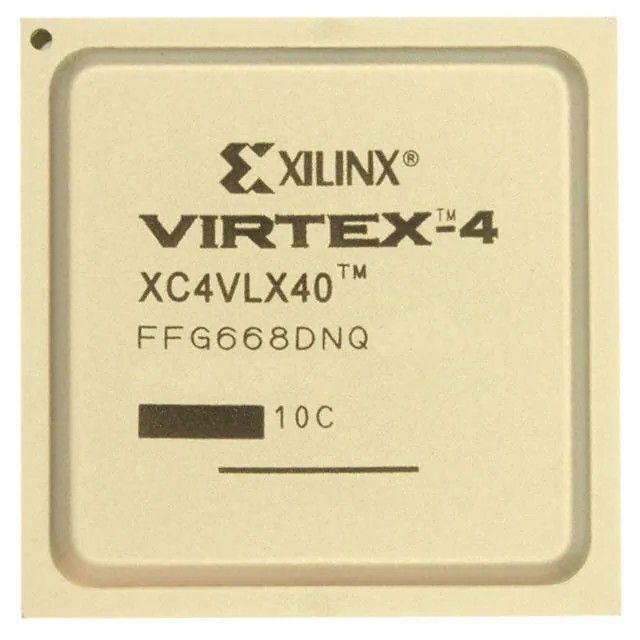 Virtex®-4 LX Field Programmable Gate Array (FPGA) IC 448 1769472 41472 668-BBGA, FCBGA XC4VLX40-10FFG668C图片