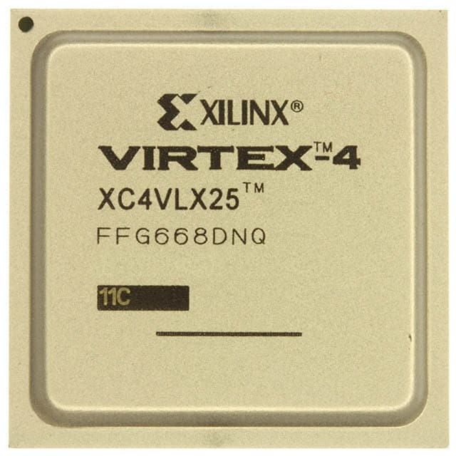 Virtex®-4 LX Field Programmable Gate Array (FPGA) IC 448 1327104 24192 668-BBGA, FCBGA XC4VLX25-11FFG668C图片