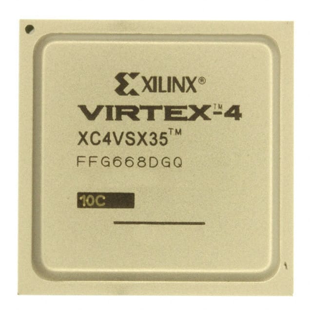 Virtex®-4 SX Field Programmable Gate Array (FPGA) IC 448 3538944 34560 668-BBGA, FCBGA XC4VSX35-10FFG668C图片