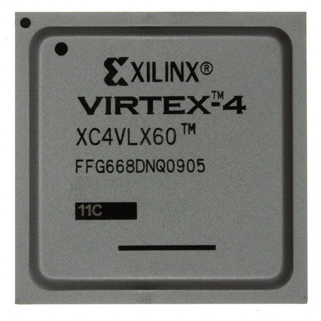 Virtex®-4 LX Field Programmable Gate Array (FPGA) IC 448 2949120 59904 668-BBGA, FCBGA XC4VLX60-11FFG668C图片