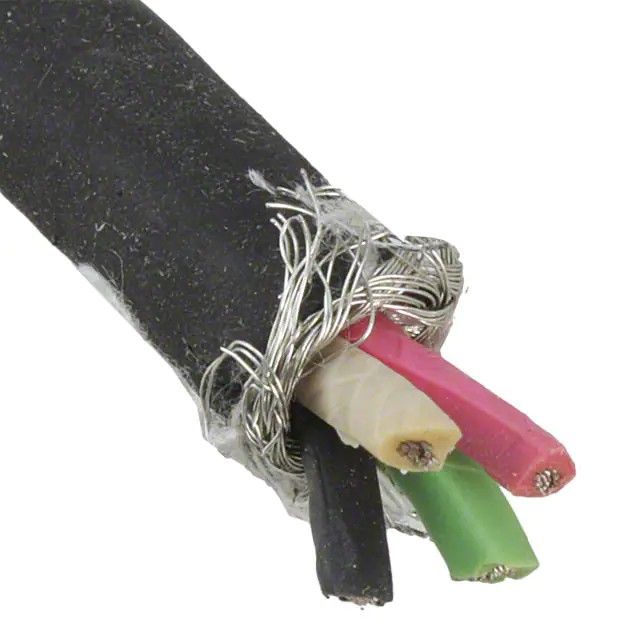 4 芯多芯线缆黑色 20AWG 编织线 1000.0'(304.8m) C1305.41.01图片