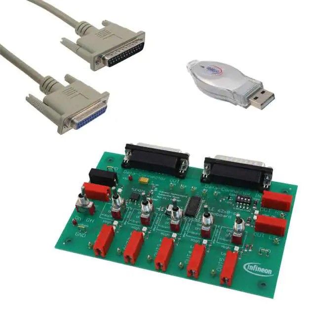 TLE6208-6G 电机控制器/驱动器电源管理评估板 DEMOBOARD TLE 6208-6G图片