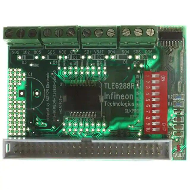 TLE6288 高压侧和低压侧驱动器(内部 FET)电源管理评估板 DEMOBOARD TLE 6288R图片