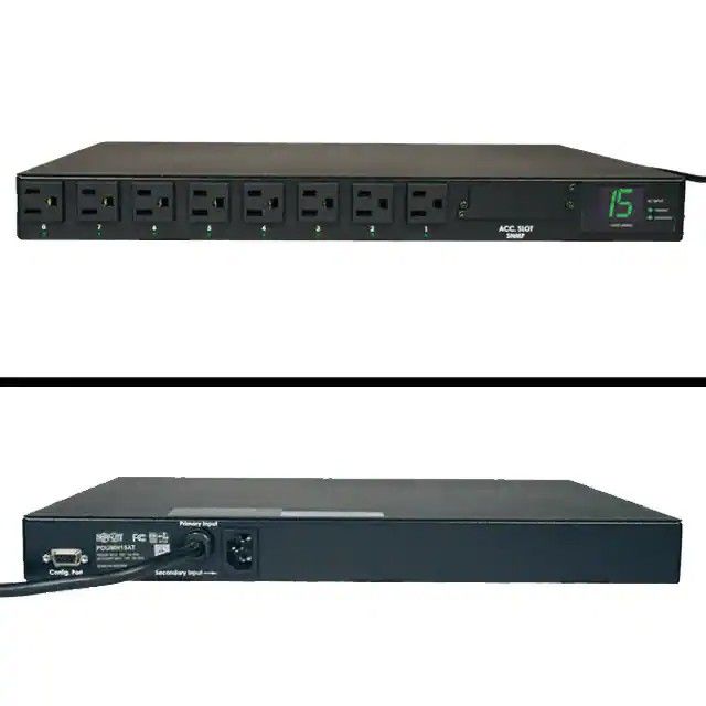 POWER STRIP 8OUT RACK AMMETER PDUMH15AT图片