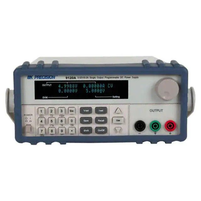 0 ~ 32VDC 输出工作台(AC 至 DC)电源 VFD 0 ~ 3A 输出 96W 特性可编程，RS232 端口 9120A图片