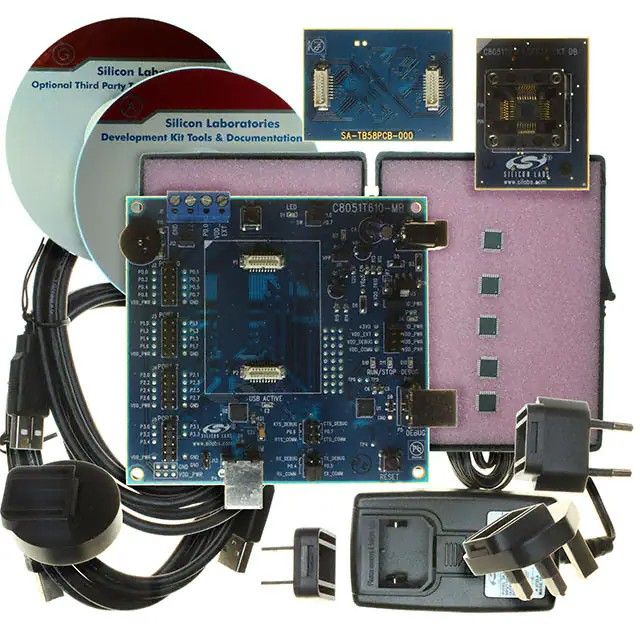 C8051T61x-series 8051 MCU 8-位评估板-嵌入式 C8051T610DK图片