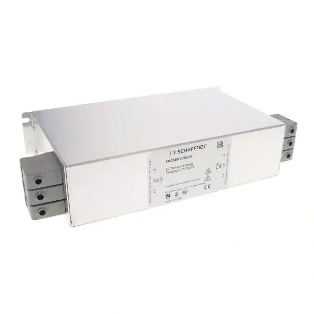 三相(角接) EMC/EMI 线路滤波器 -AC DC ~ 60Hz 两级端接块 FN258HV-55-34图片