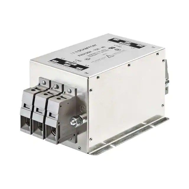 三相(角接) EMC/EMI 线路滤波器 -AC DC ~ 60Hz 单级端接块 FN3120H-150-40图片