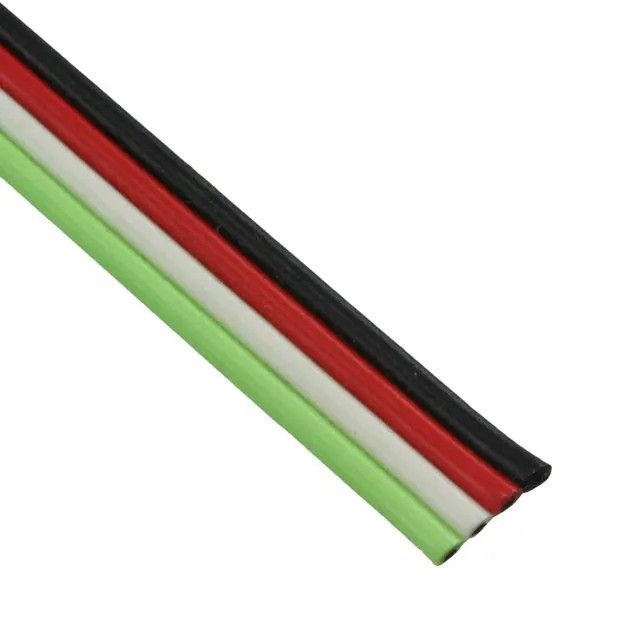 扁平带状电缆多重 4 导线 0.100