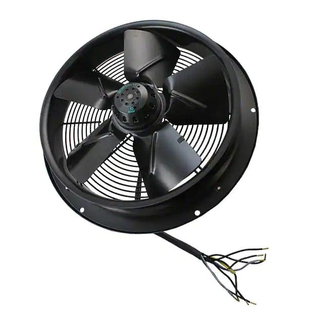风扇管轴式 230VAC 圆形-460mm 直径滚珠 1705.0 CFM(47.74m³/min)端接块 W4D350-CA06-14图片