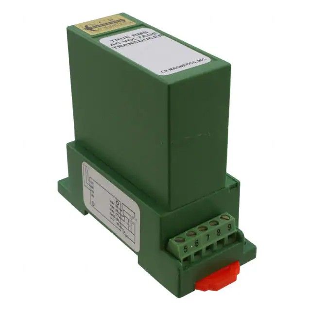 真 RMS 交流电压变送器 0 ~ 500VAC 输入 0 ~ 5VDC 输出 24VDC DIN 轨道 CR4550-500图片
