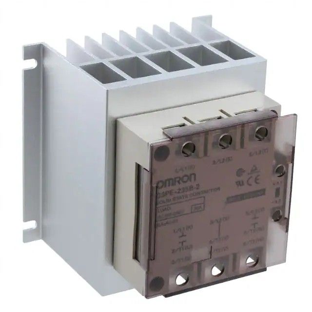 RELAY SSR 35A 3PH SCREW 2PL G3PE-235B-2 DC12-24图片