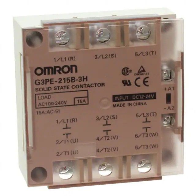 RELAY SSR 35A 3PH NO HT SINK 3PL G3PE-535B-3H DC12-24图片