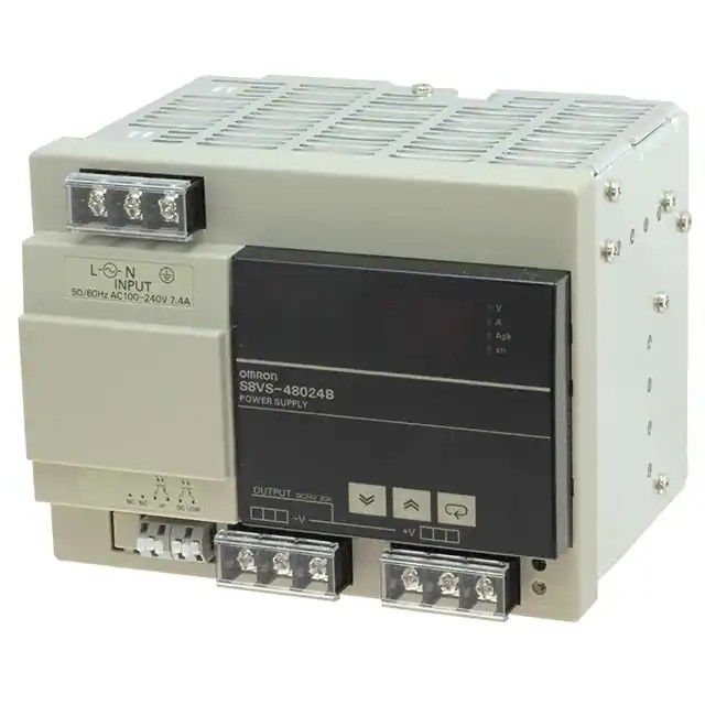 封闭式 AC DC 转换器输出 24V-20A 100 ~ 240VAC 输入 S8VS-48024B图片