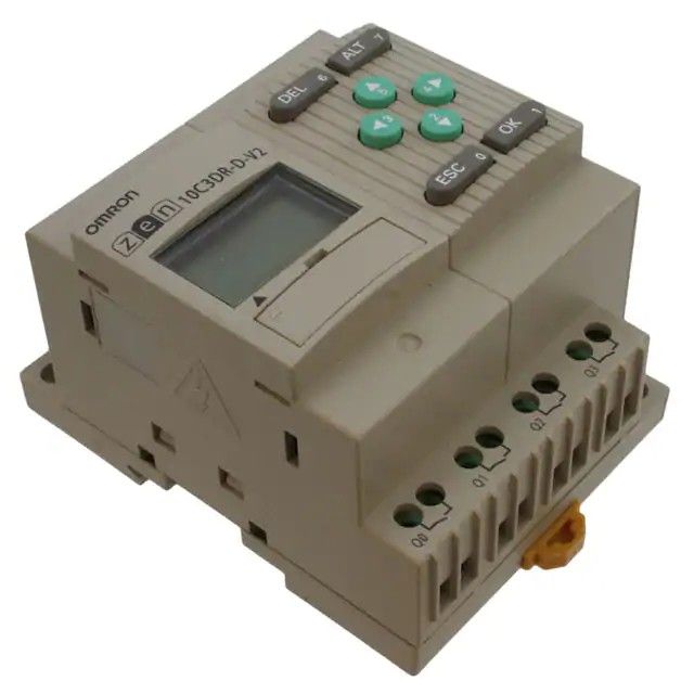 控制器 - 可编程逻辑(PLC)底座安装，DIN 轨道 12 ~ 24VDC ZEN-10C4DR-D-V2图片