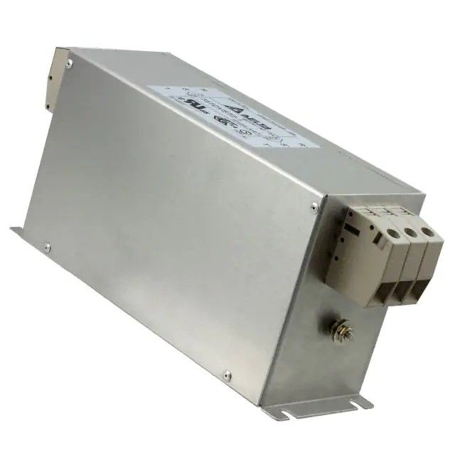 三相(角接) EMC/EMI 线路滤波器 480VAC 50/60Hz 两级端接块 75TDVST2-1图片