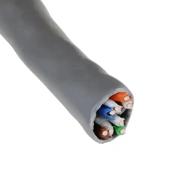 8(4 对双绞线)芯多线对，Cat6 线缆灰色 23 AWG-1000.0'(304.8m) 7133843图片