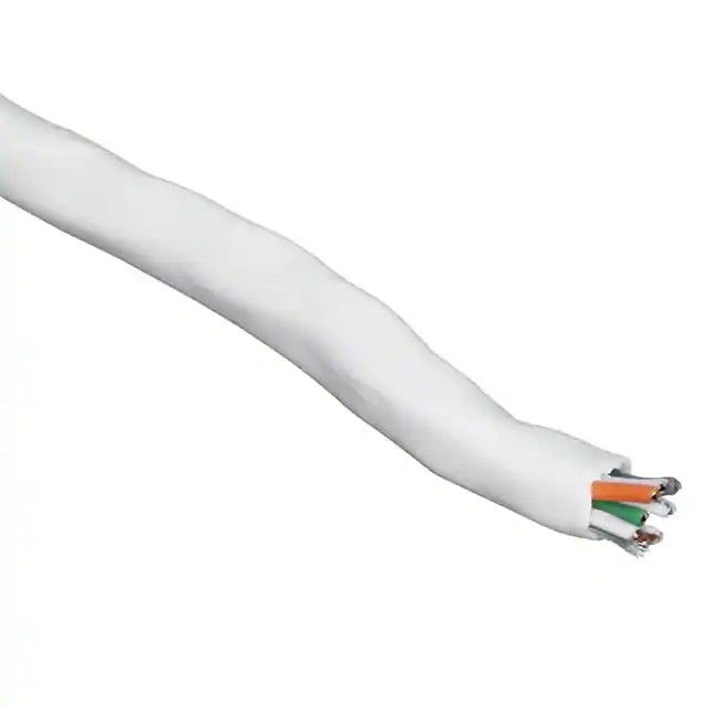 8(4 对双绞线)芯多线对，Cat5e 线缆白色 24 AWG-1000.0'(304.8m) 5131361E图片