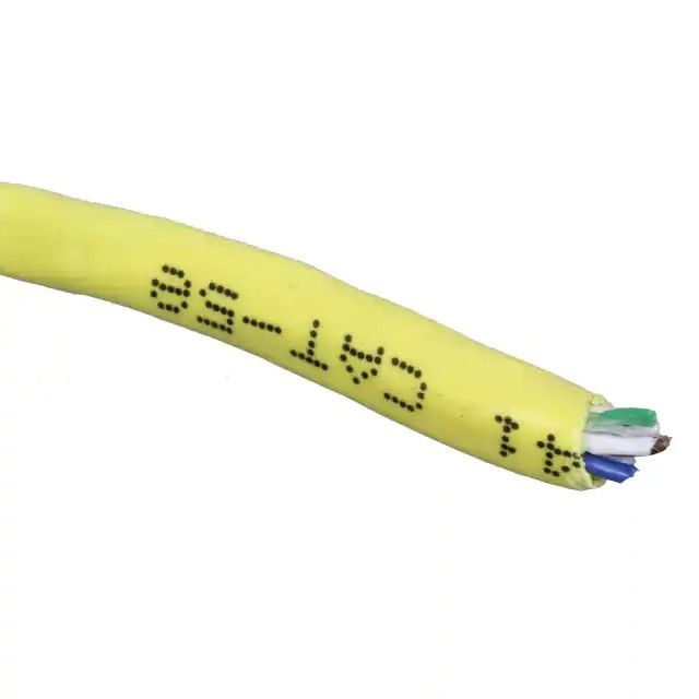 8(4 对双绞线)芯多线对，Cat5e 线缆黄色 24 AWG-1000.0'(304.8m) 5131379E图片