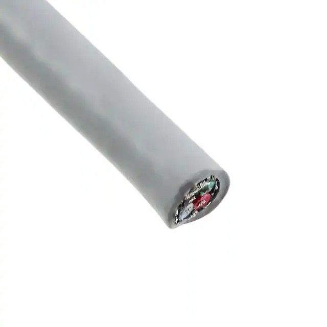 4 芯多芯线缆灰色 24 AWG 箔，编织线 1000.0'(304.8m) C0681A.41.10图片