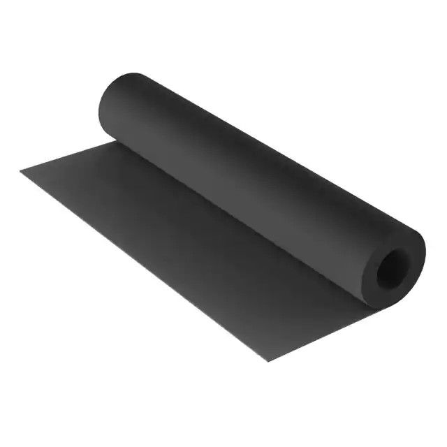 耗散桌子，工作台卷筒接地垫橡胶黑色 40'(12.19m) X 2'(0.61m) 45000图片