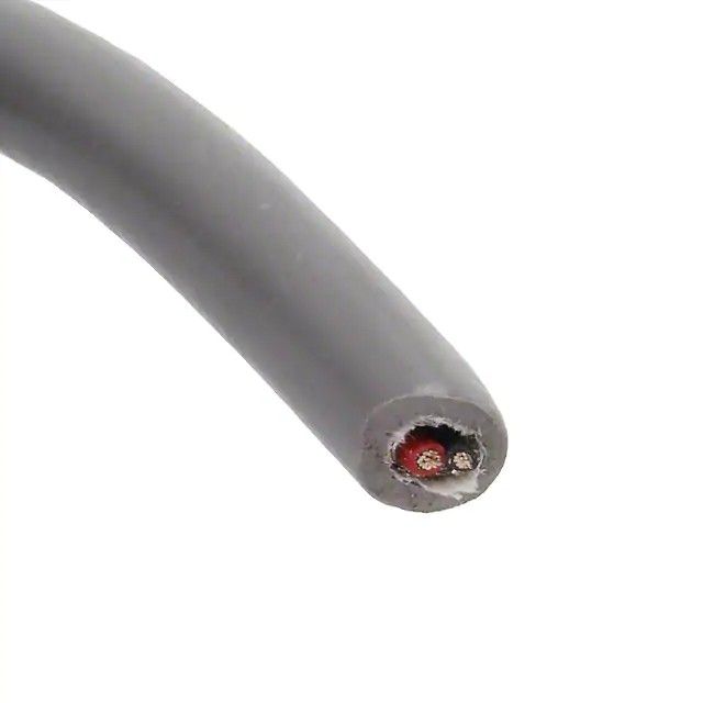 2(1 对双绞线)芯多芯线缆石板色 22 AWG 箔，编织线 100.0'(30.5m) 86701CY SL005图片