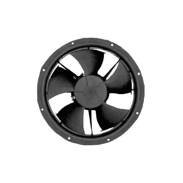 风扇管轴式 24VDC 圆形-280mm 直径滚珠 588.0 CFM(16.46m³/min) 2 引线 W1G200-CH77-52图片