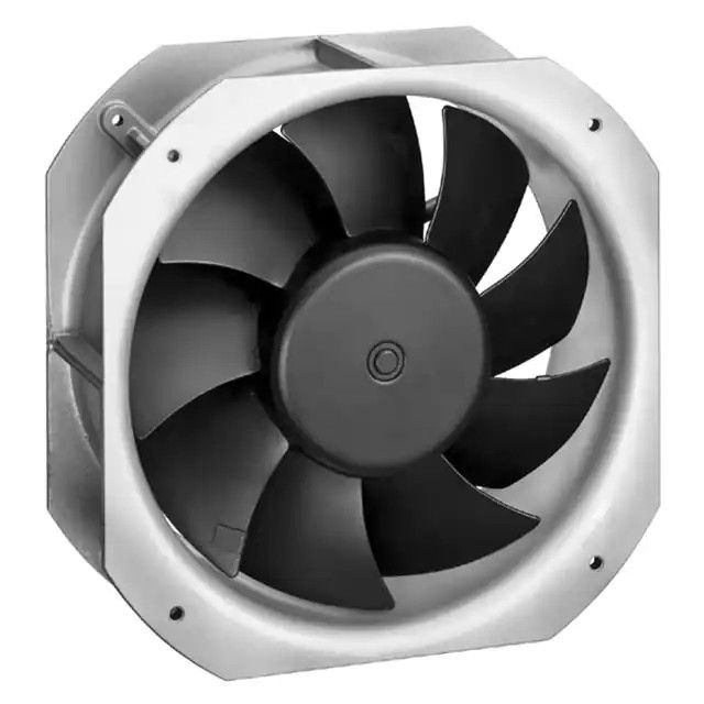 风扇管轴式 24VDC 方形-225mm 长 x 225mm 高滚珠 641.6 CFM(17.96m³/min)端接块 W1G200-HH77-52图片