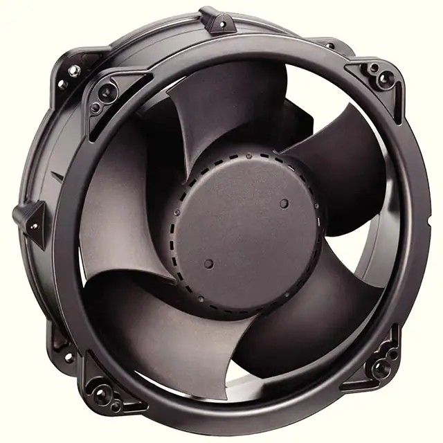 风扇管轴式 115VAC 圆形-260mm 直径滚珠 544.0 CFM(15.23m³/min) 2 端子 W2E208-BA86-51图片